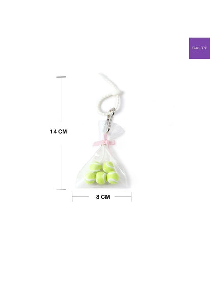 SALTY Sporty Tennis Ball Bag Charm