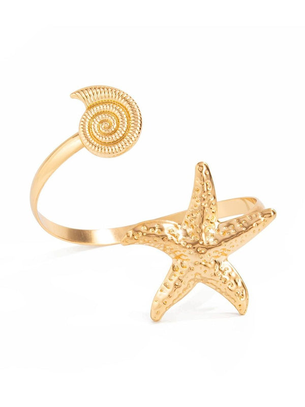 Women Gold-Plated Cuff Bracelet
