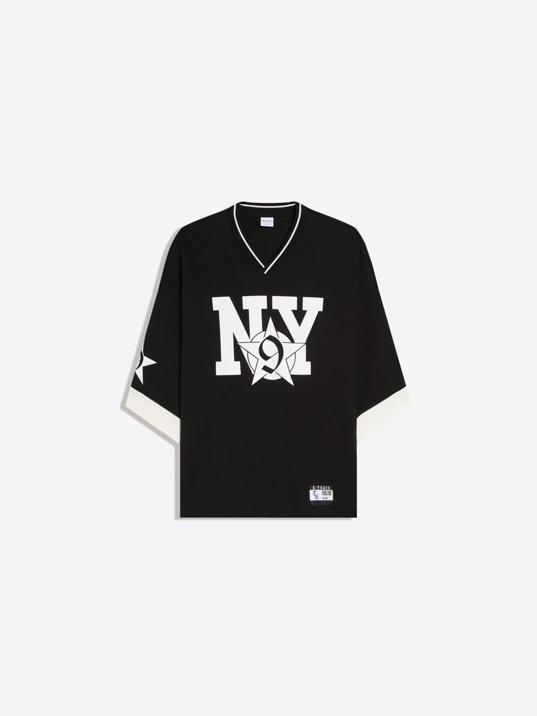 Short sleeve sport print T-shirt