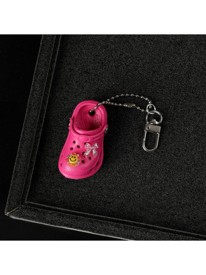SALTY Pink Bow Mini Crocs Bag Charm