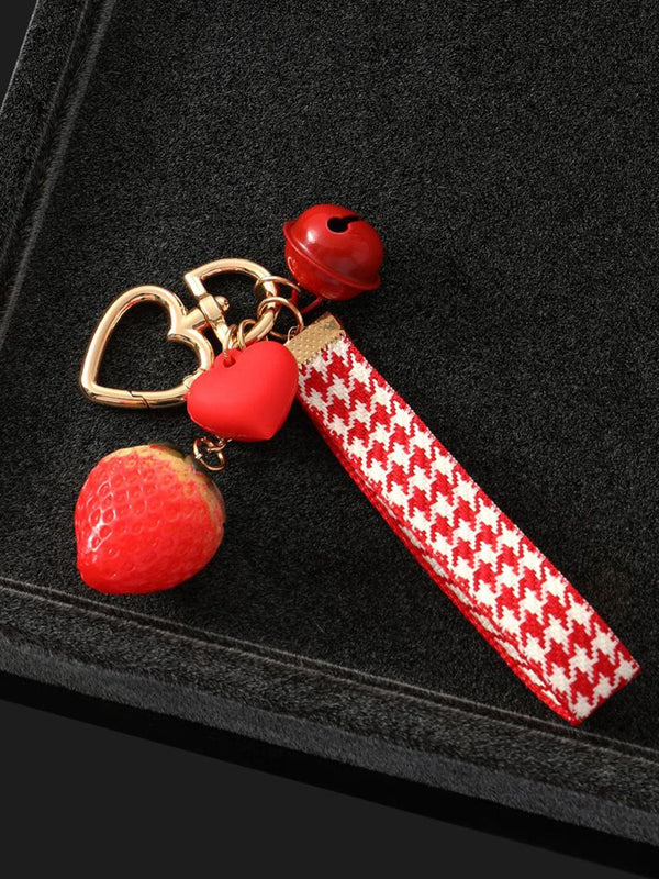 SALTY Hearts & Starwberry Purse Charm