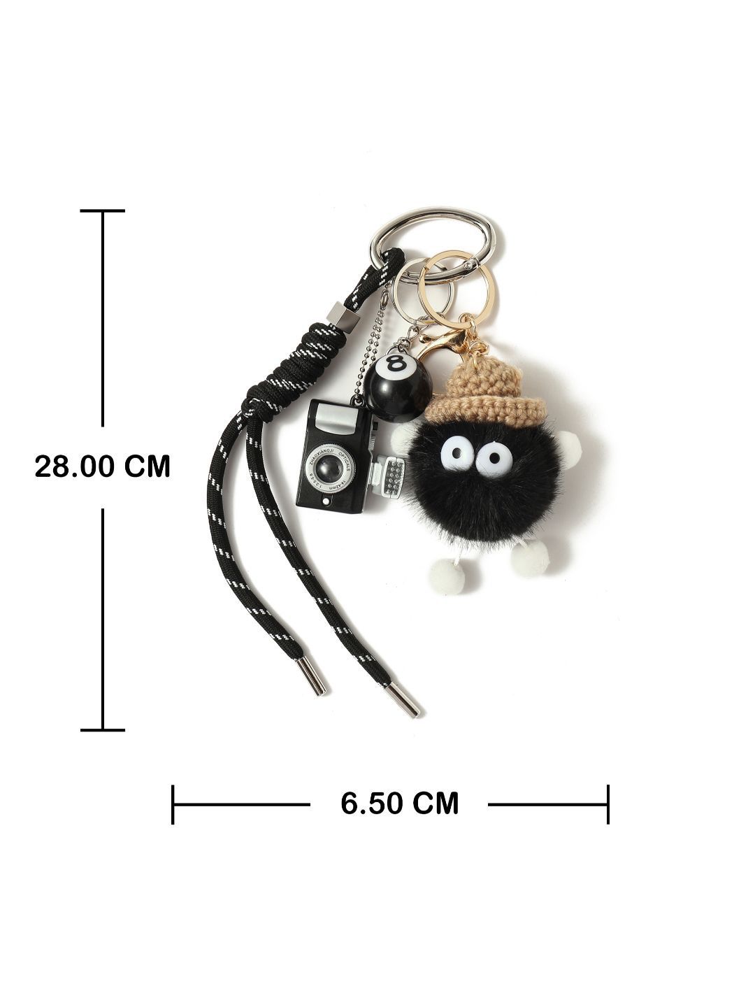 SALTY Mini Magic 8-Ball Crochet Beauty Bag Charm