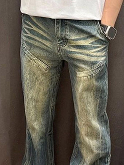 Men Baggy Mid-Rise Light Fade Jeans