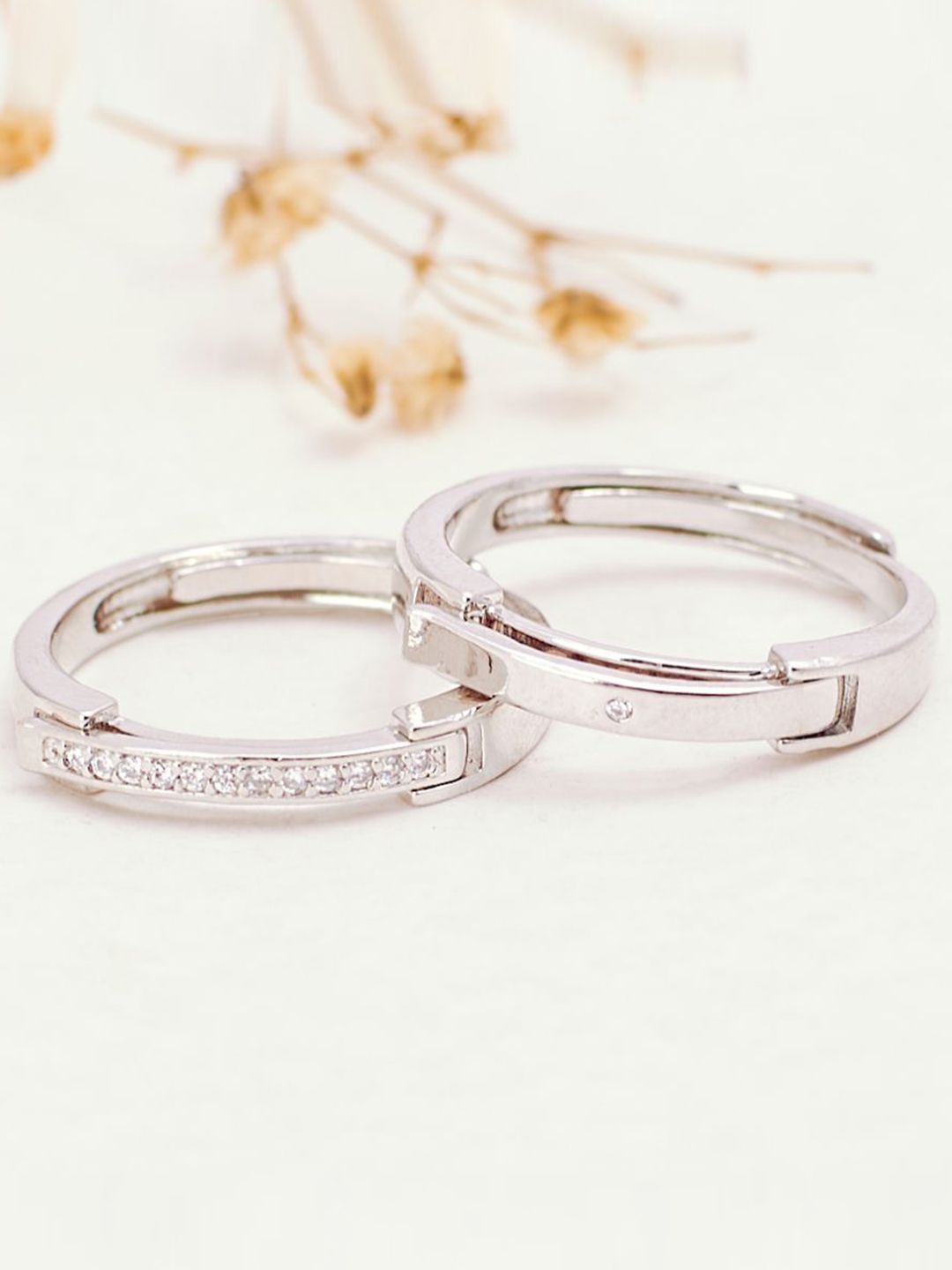 SALTY Pack of 2 Women Taken Coded Couple Rings