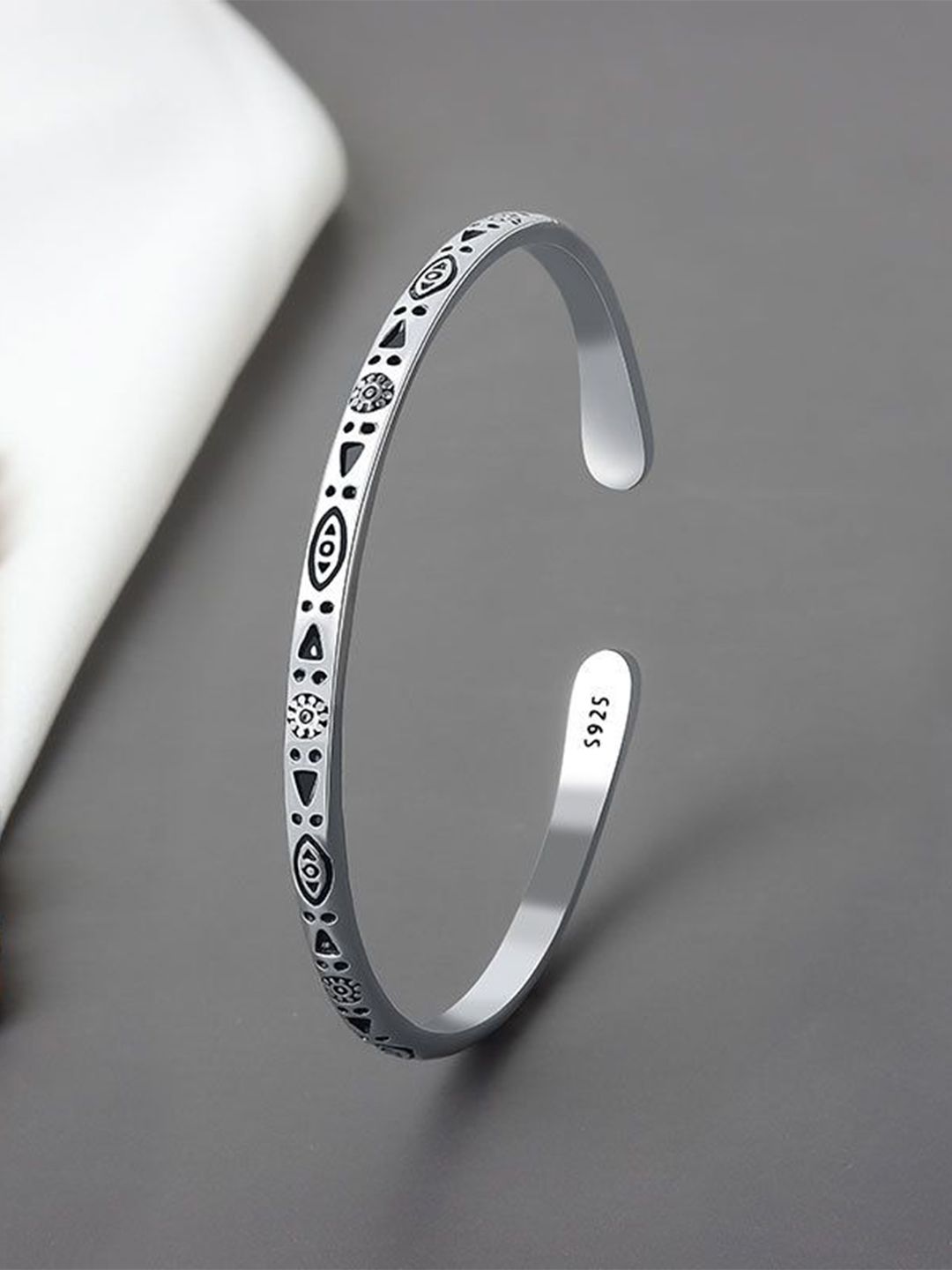 SALTY Set Of 2 Cuff & Evil Eye Bracelets