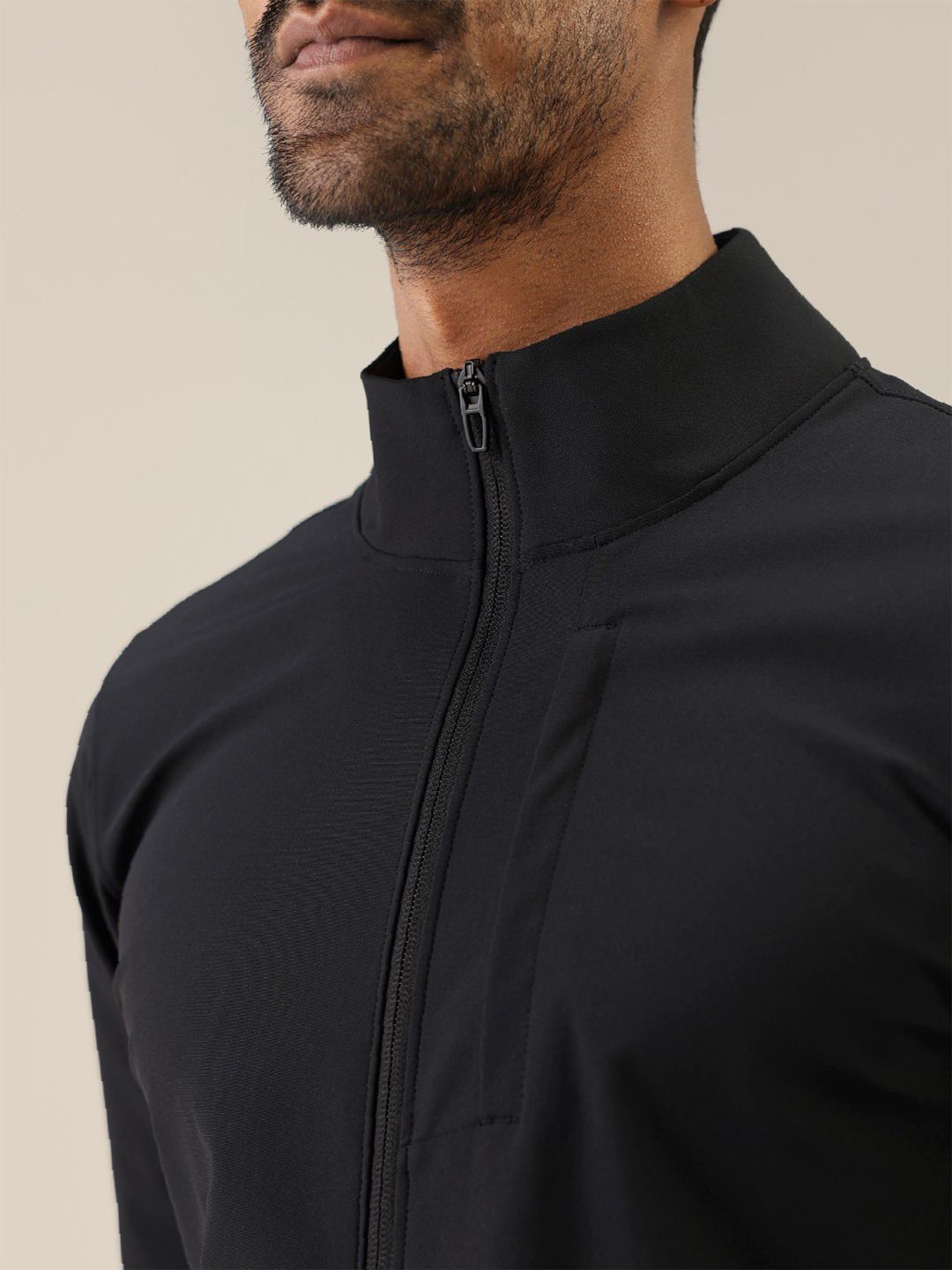Men Lightweight Open Front Jacket