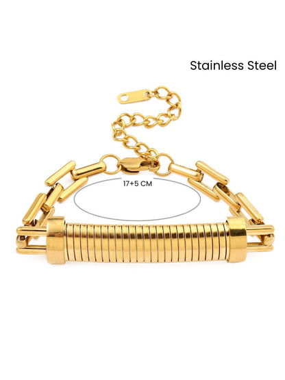 SALTY Stainless Steel HairPin Wraparound Bracelet