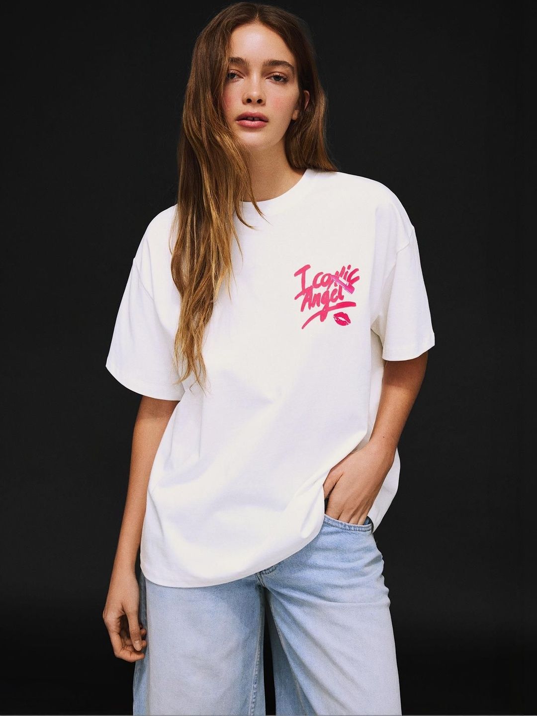 short sleeve print T-shirt