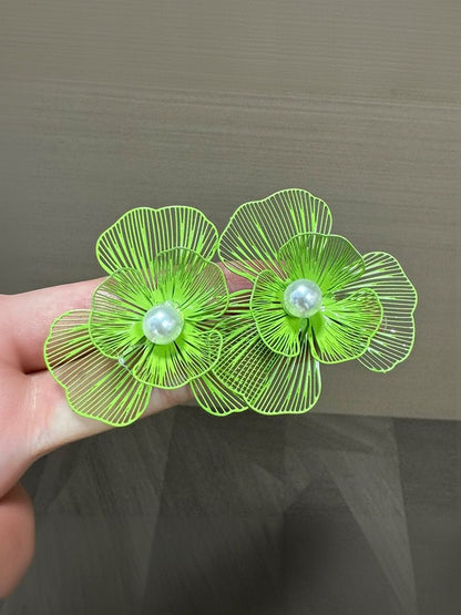 Floral Drop Earrings