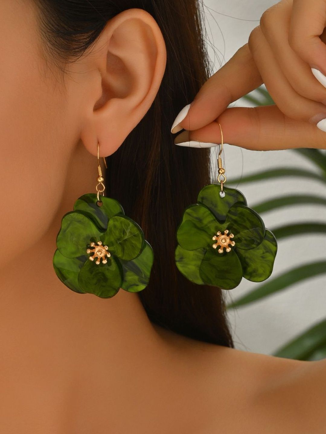 Floral Drop Earrings