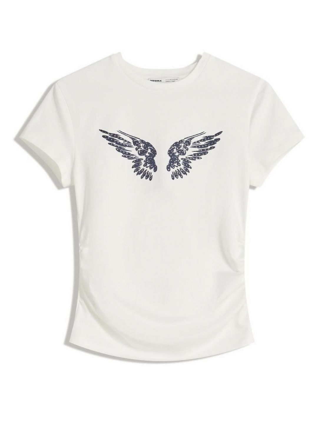 Short sleeve T-shirt with studded print