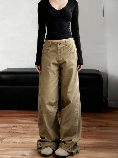 Women Wide Leg High-Rise Jeans