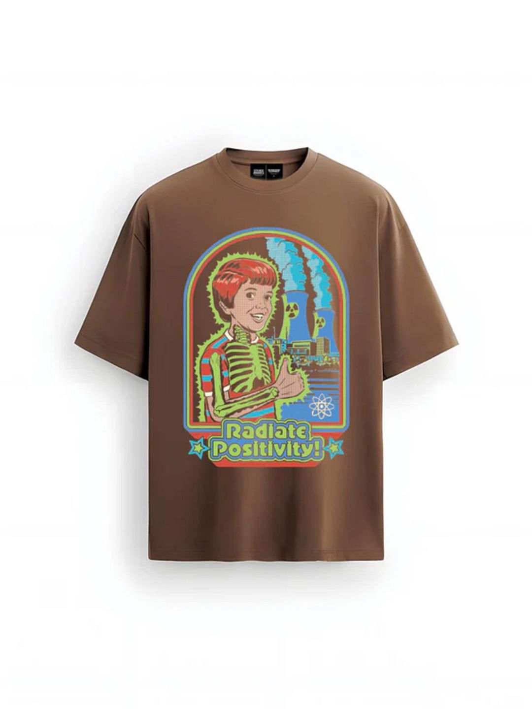 Steven Rhodes Men Radiate Positivity Oversized T-Shirt