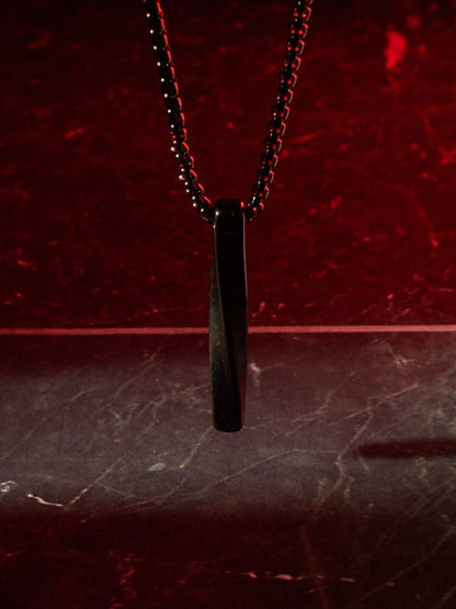 SALTY Pack of 2 Men Collier Black Chain