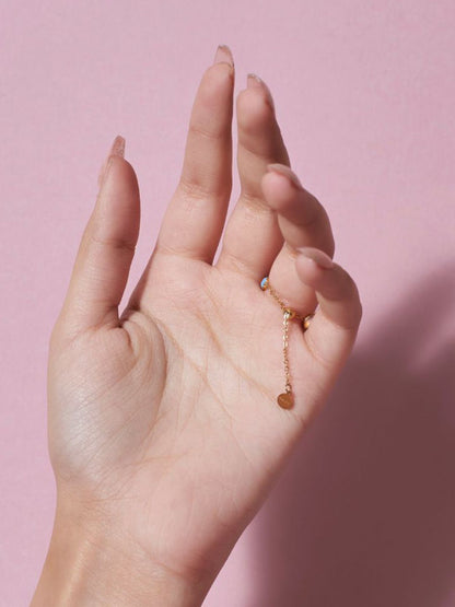 SALTY Set Of 2 Champagne Self-Love & Pearlescent Ring