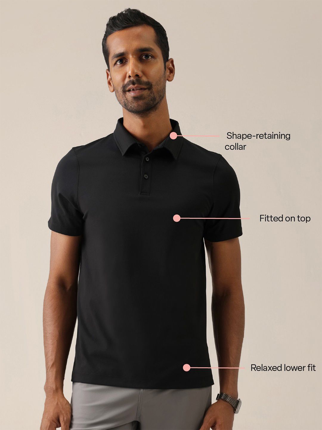 Men's The Cloud Polo Collar T-shirt