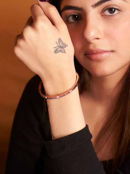 SALTY Pack of 2 Women Roman Era Rose-Gold Cuff