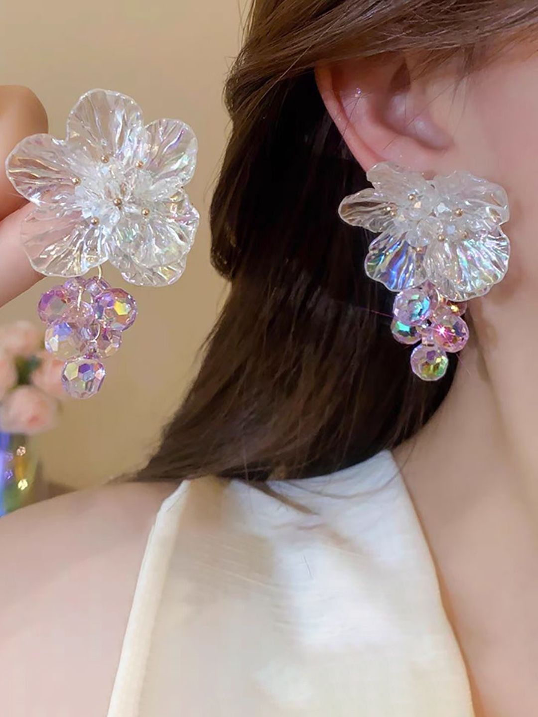 Floral Drop Earrings