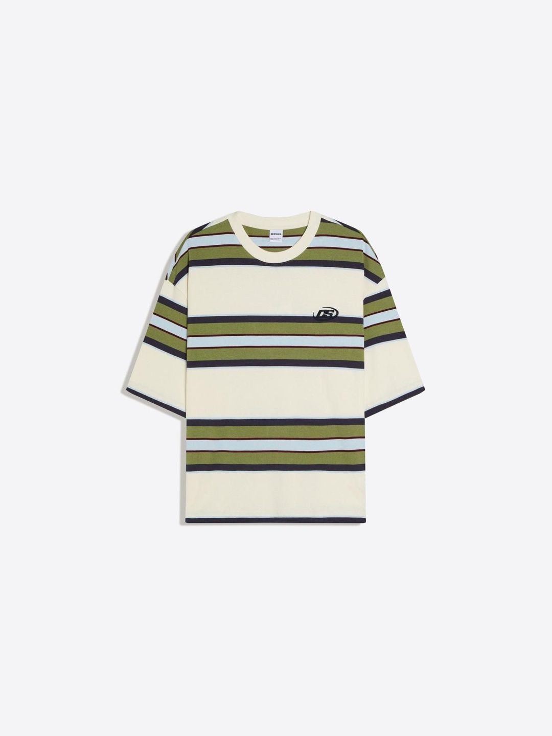Short sleeve boxy print T-shirt