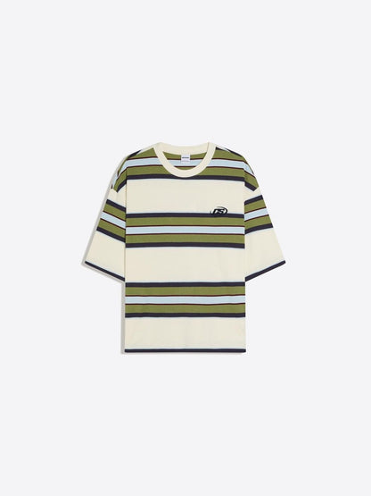 Short sleeve boxy print T-shirt