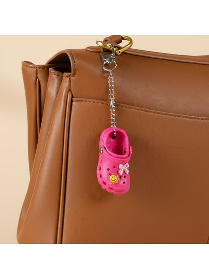 SALTY Pink Bow Mini Crocs Bag Charm