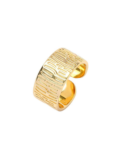 SALTY Women & Girls Serpent Skin Gold Stylish Adjustable Finger Ring
