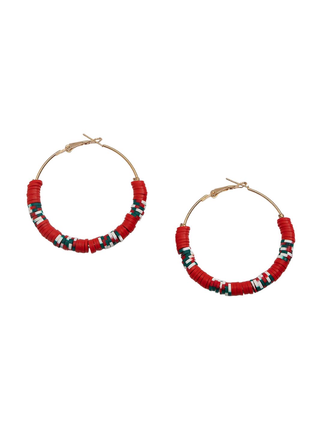 Circular Half Hoop Earrings