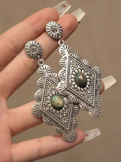Geometric Drop Earrings