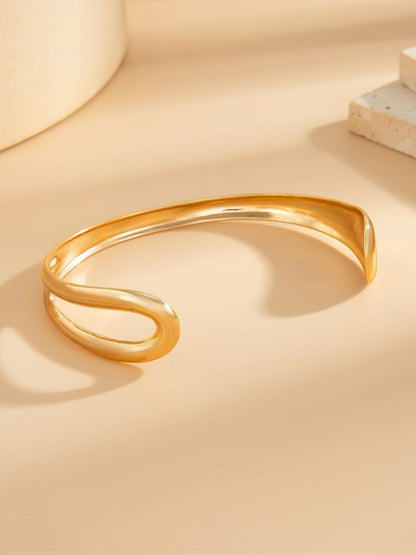 Women Gold-Plated Cuff Bracelet