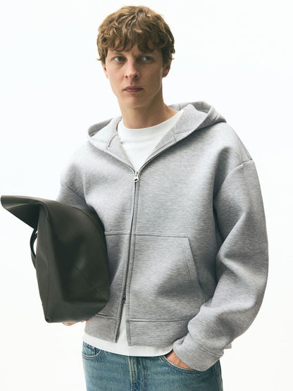 Loose Fit Zip-Through Hoodie