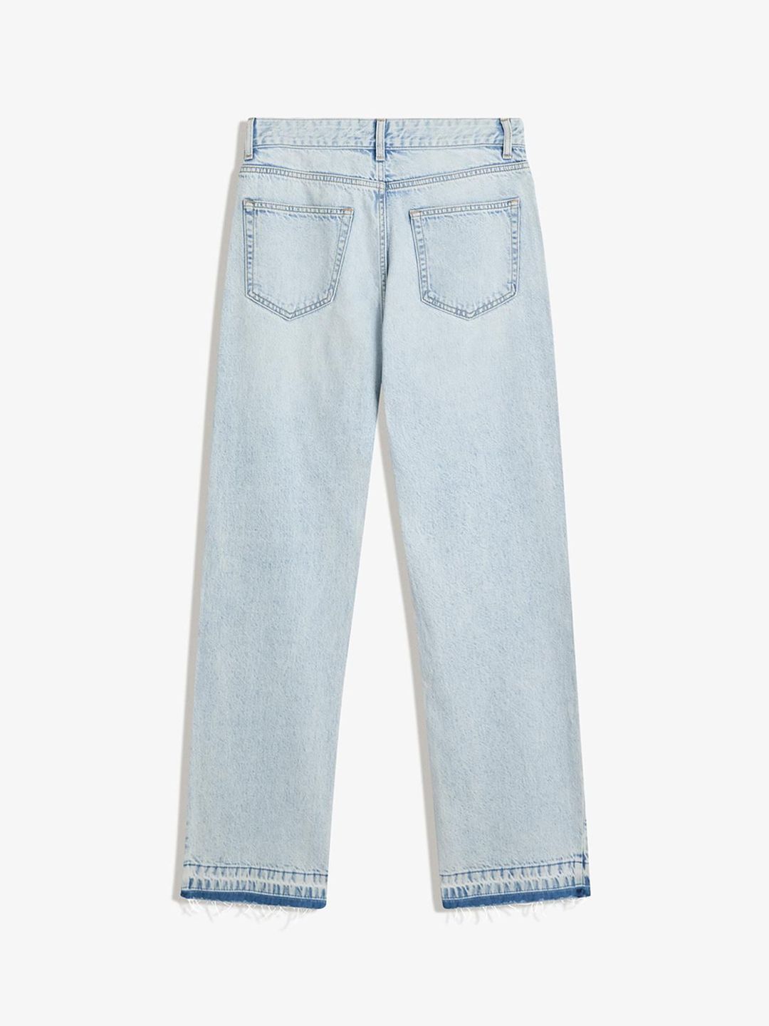 Straight-fit flared jeans