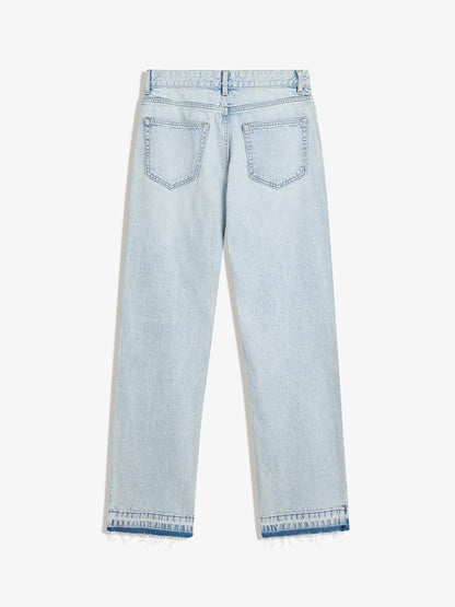 Straight-fit flared jeans