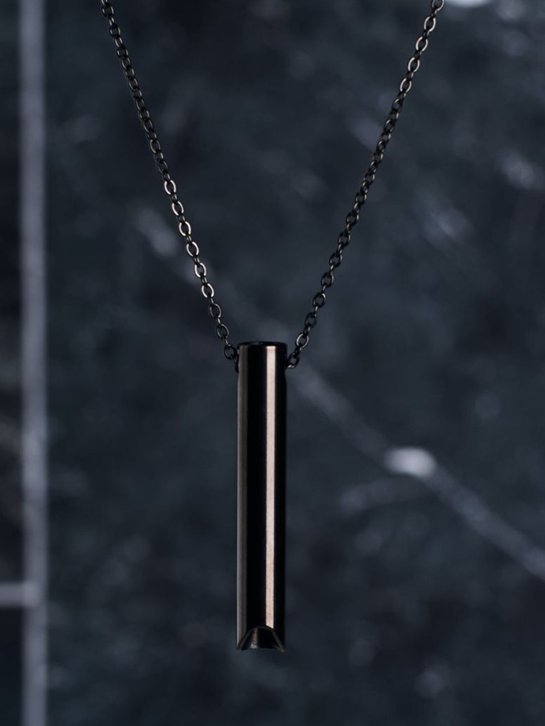 SALTY Pack of 2 Men Polished Prism Pendant