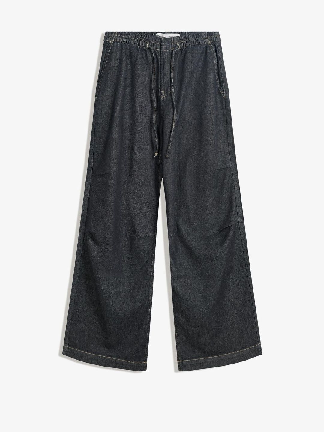 Wide-leg Fleece Jeans