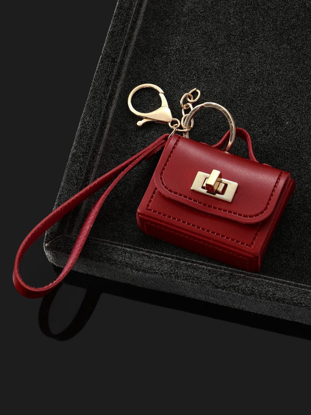 SALTY The Office Mini Leather Bag Charm