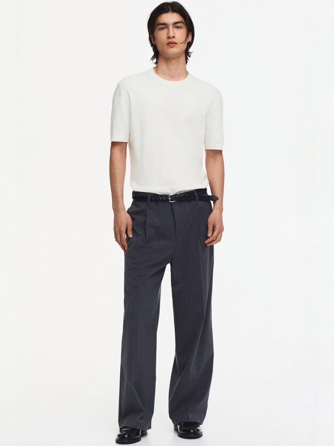Slim Fit Knitted T-shirt