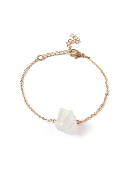 SALTY Set Of 2 Stone Of Feminine Charm Bracelets