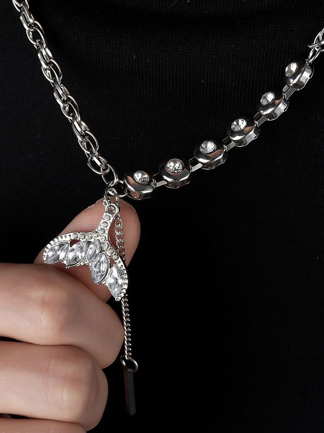 Women Silver Plated Chain