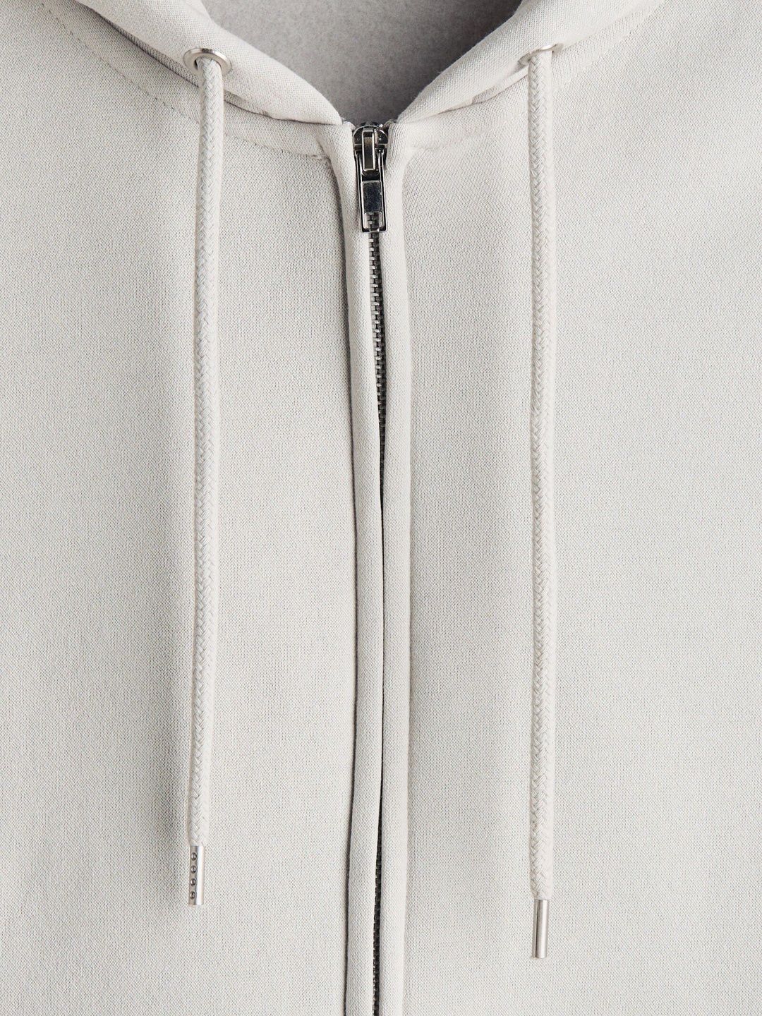 Loose Fit Zip-Through Hoodie