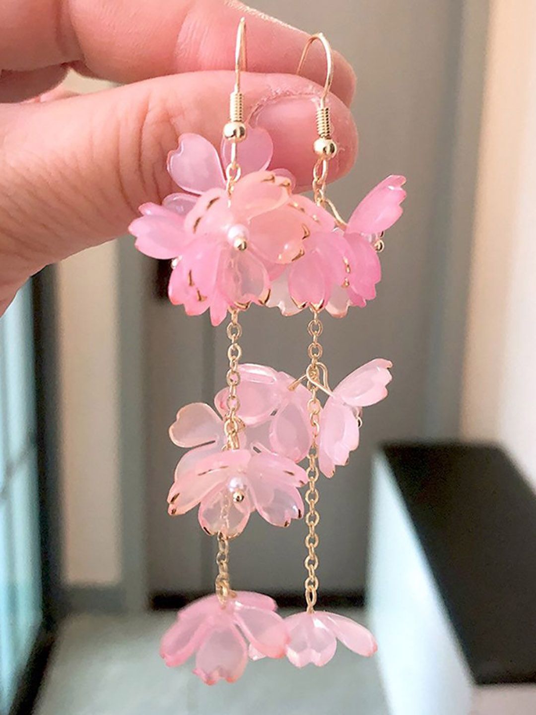 Floral Drop Earrings