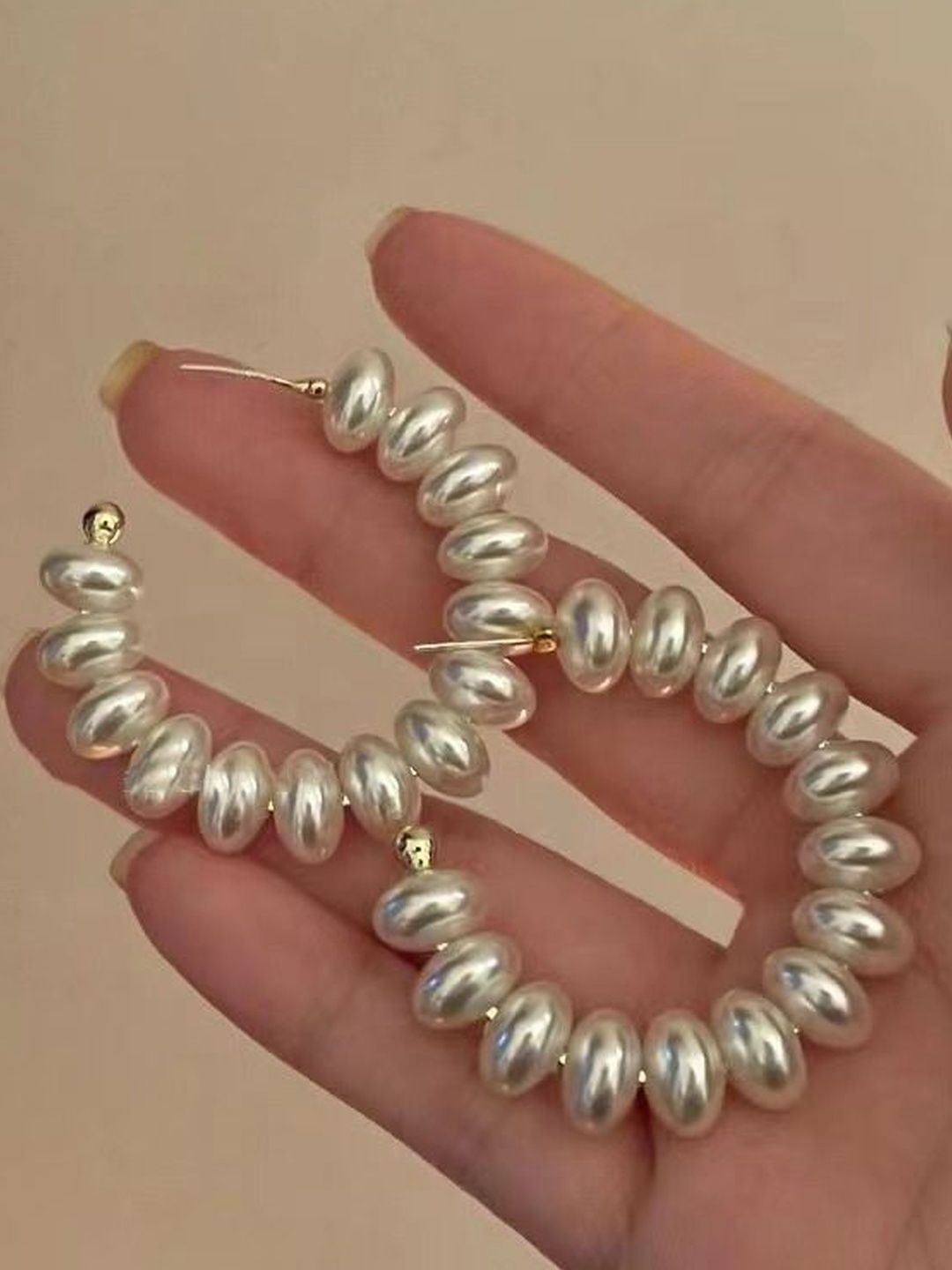 Geometric Half Hoop Earrings
