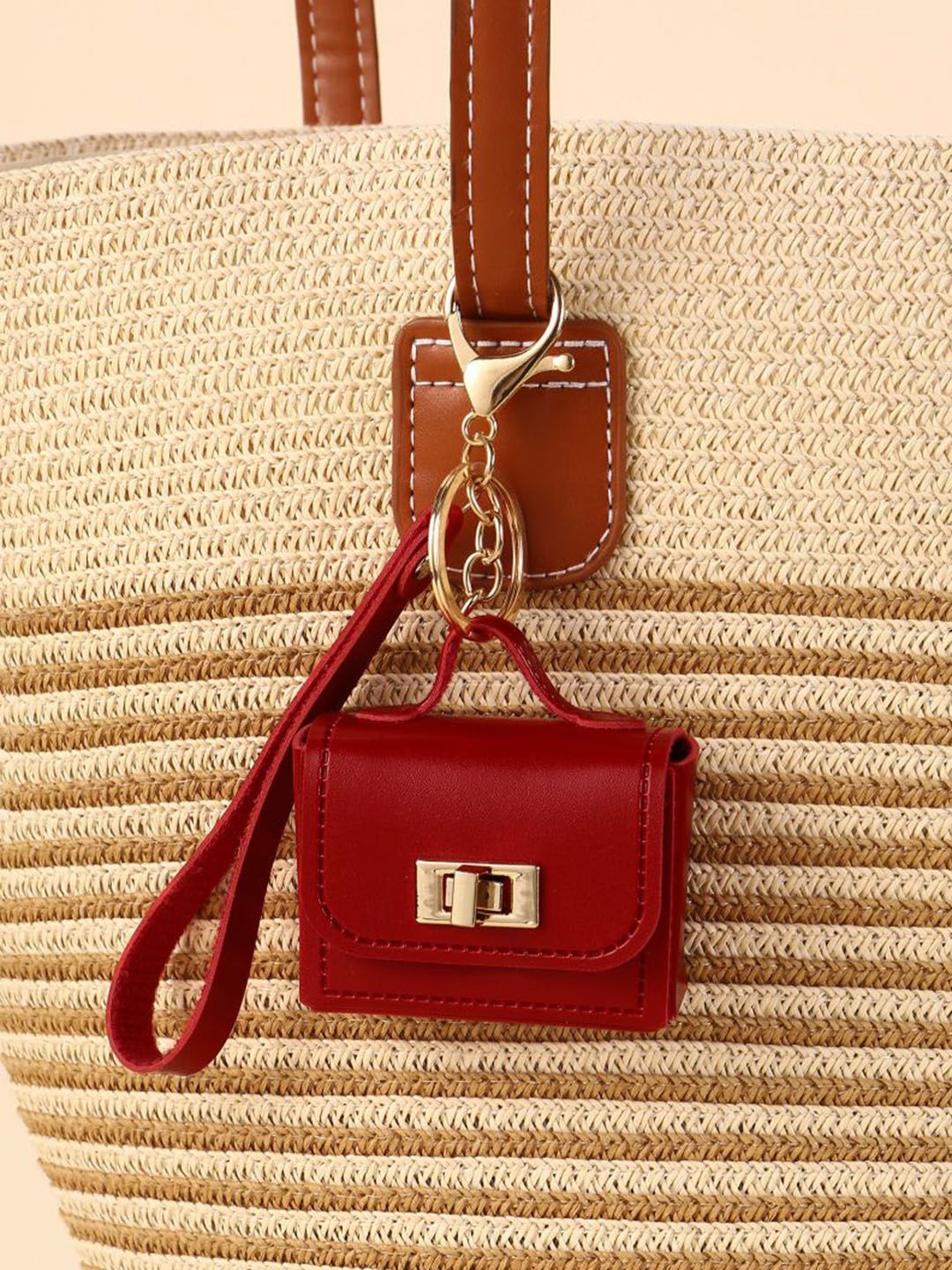 SALTY The Office Mini Leather Bag Charm