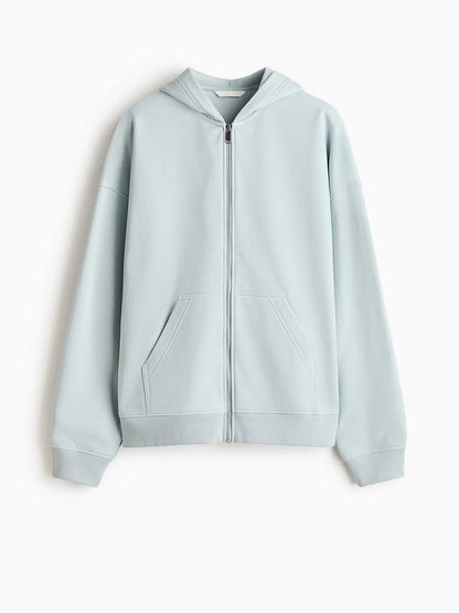 Zip-through hoodie