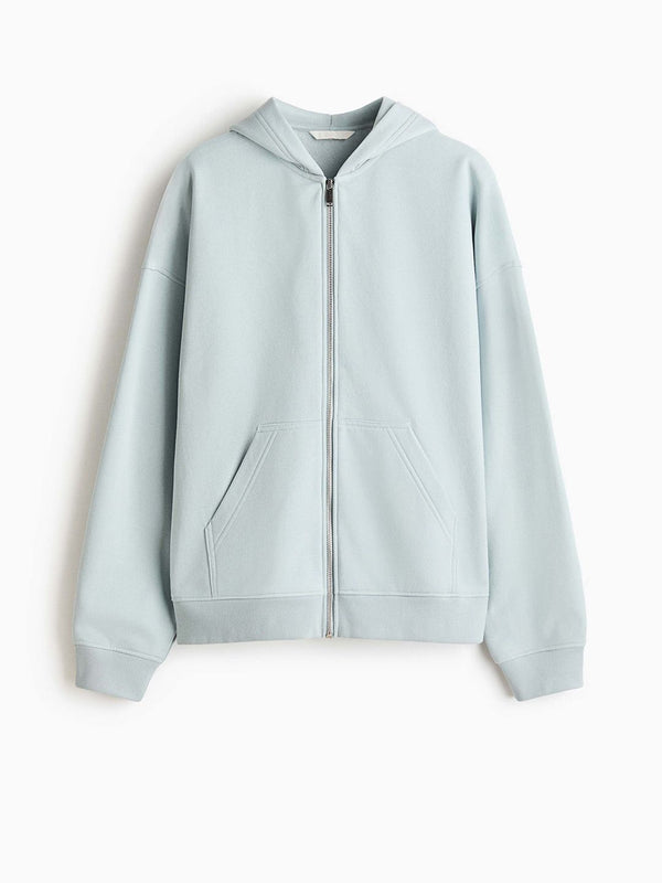 Zip-through hoodie