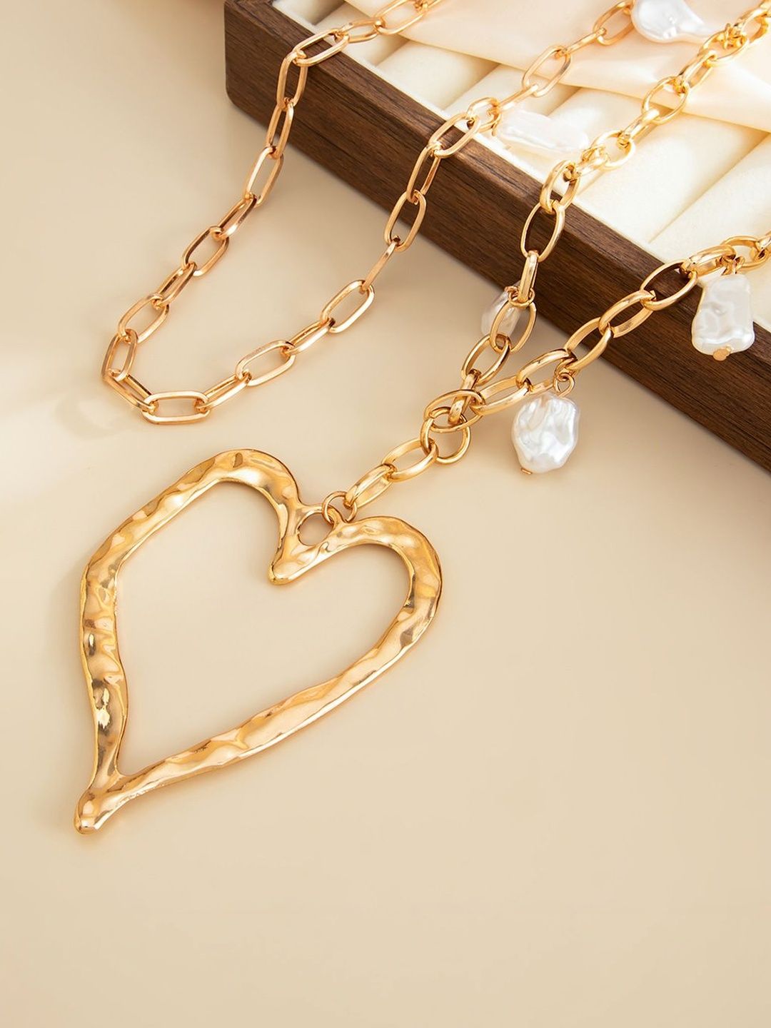Gold-Plated Enamelled Necklace