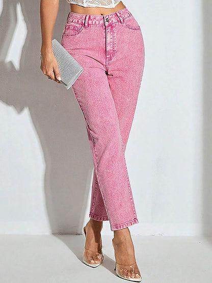 Women Slash Knee Jeans