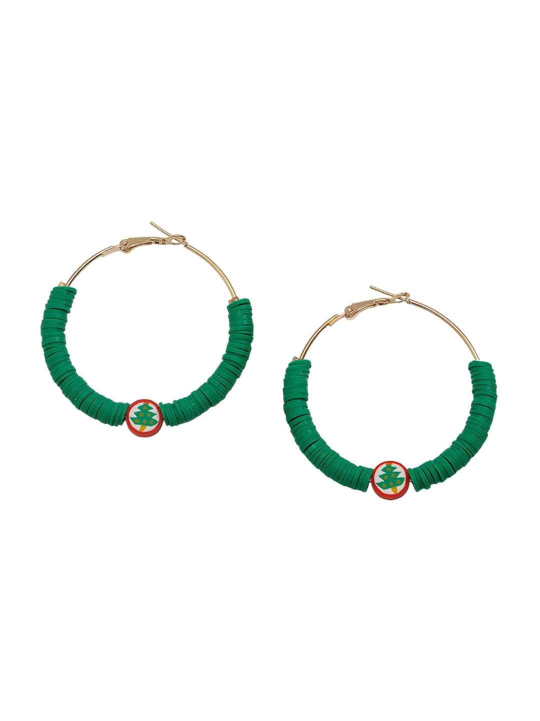 Circular Half Hoop Earrings