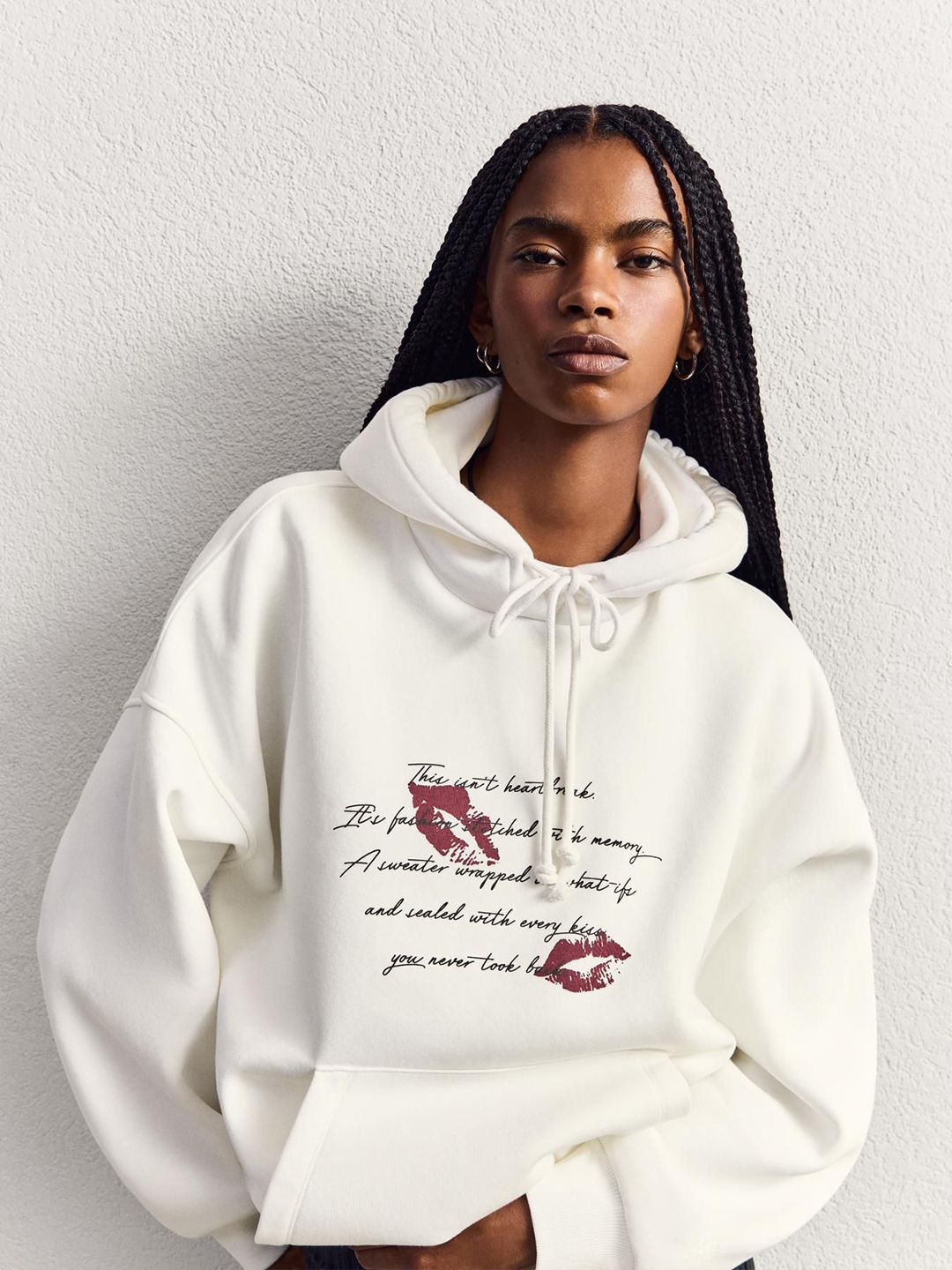 Printed hoodie