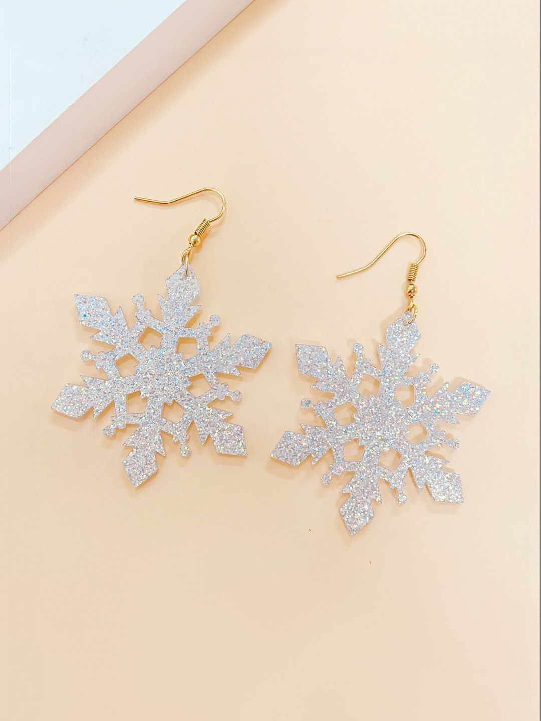 Leaf Shaped Drop Earrings