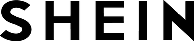 Black 'SHEIN' logo on a white background